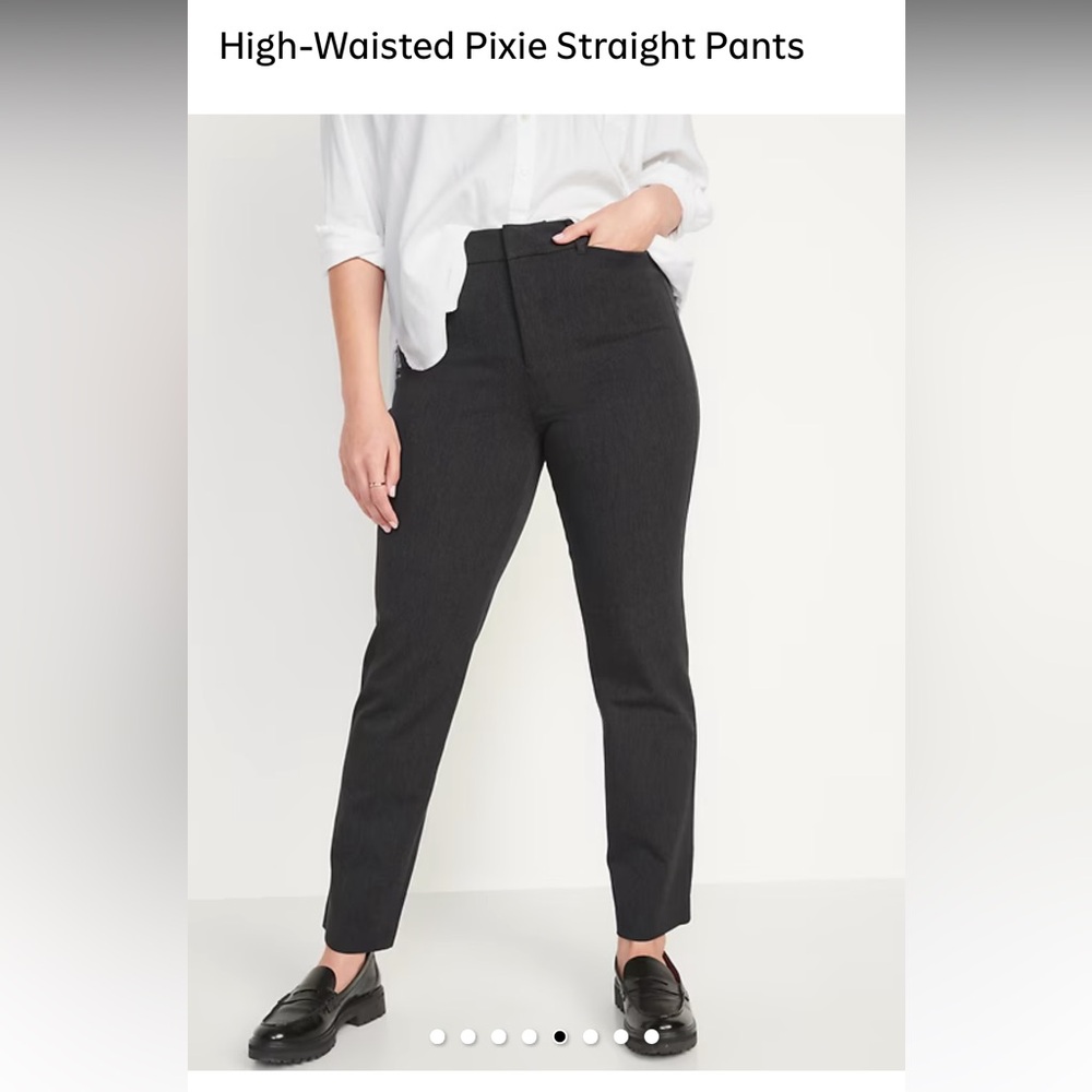 Old Navy High Waisted Pixie Straight Pants